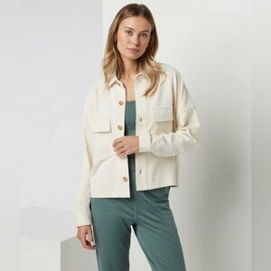 Vuori Mackenzie Cropped Shirt Jacket BRAND NEW